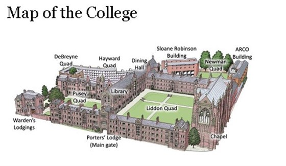 Map of the College