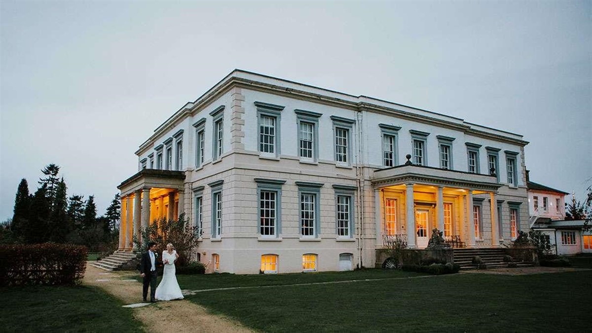 Recién casados en el Buxted Park Hotel