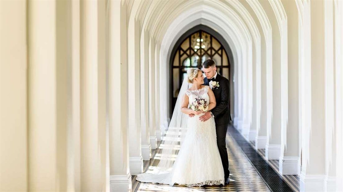 Newlyweds in the Cloisters