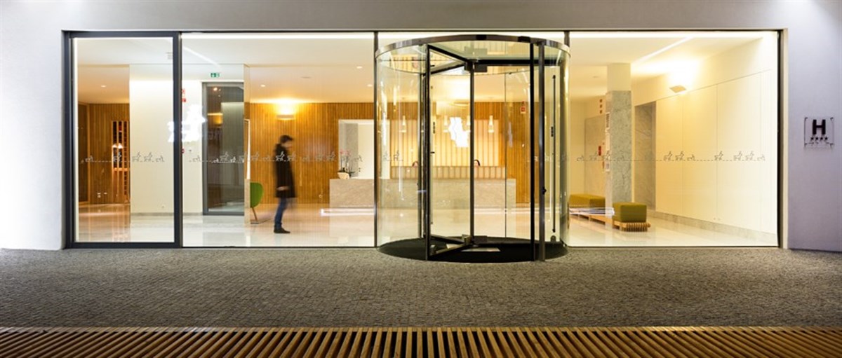 Entrada do hotel