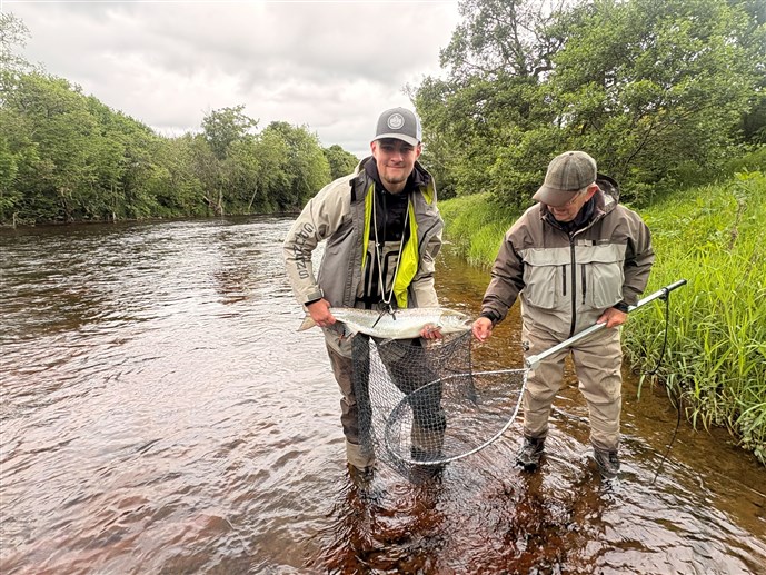 11 lb salmon c Andy Dobbie Jr Jr and Andy Dobbie Senior