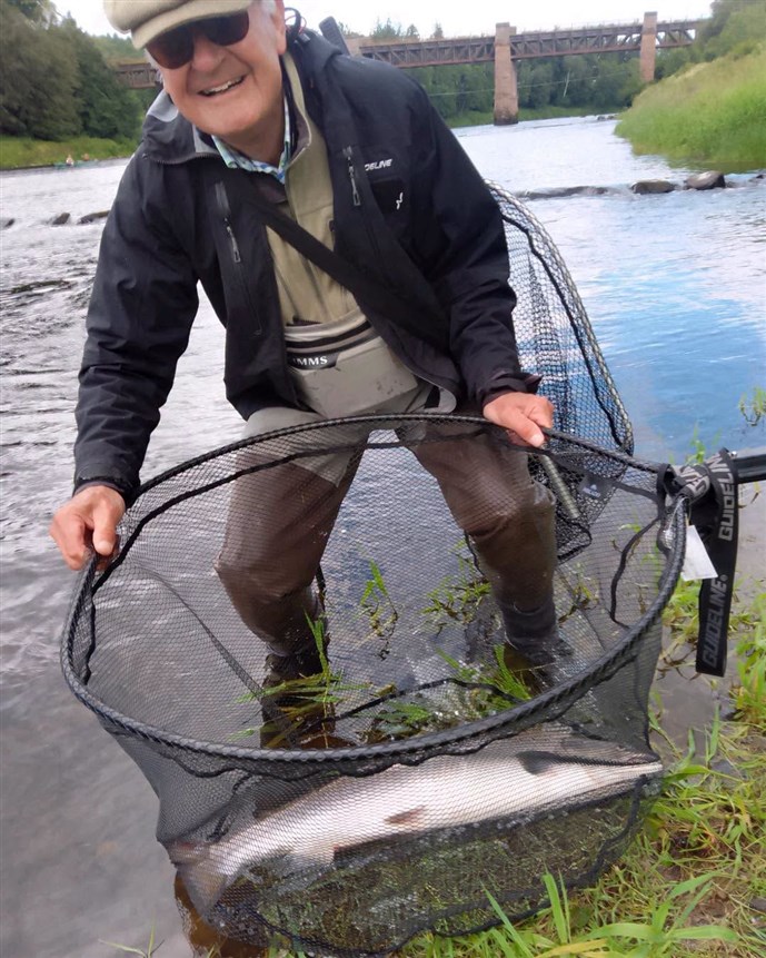 12.A lovely deep fish caught at Cargill on Thursday
