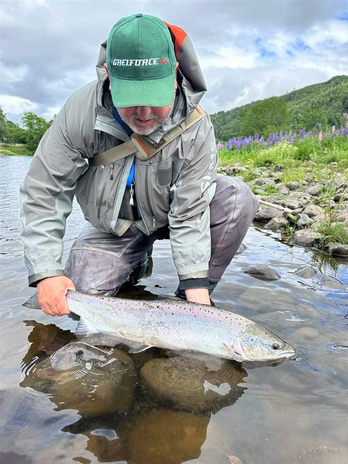 1.A nice fish caught at Newtyle on Wednesday