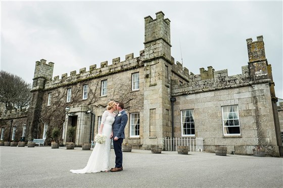 Bride & Groom Castle Entrance