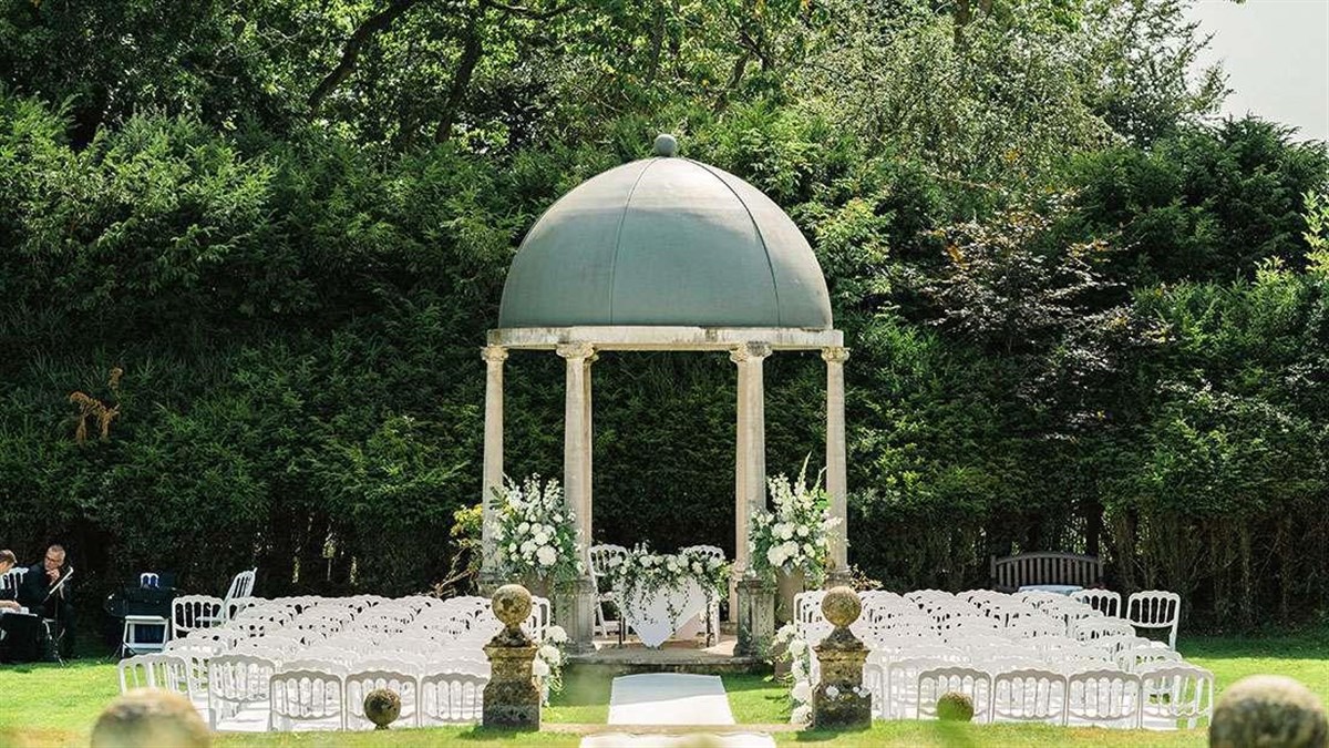 Rhinefield House outdoor ceremony