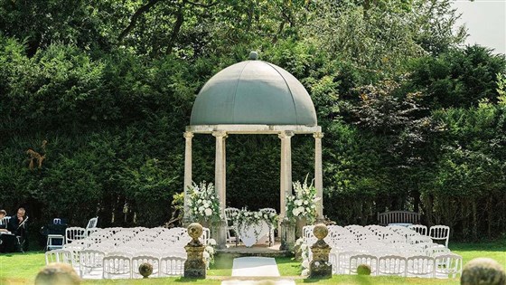 Rhinefield House outdoor ceremony