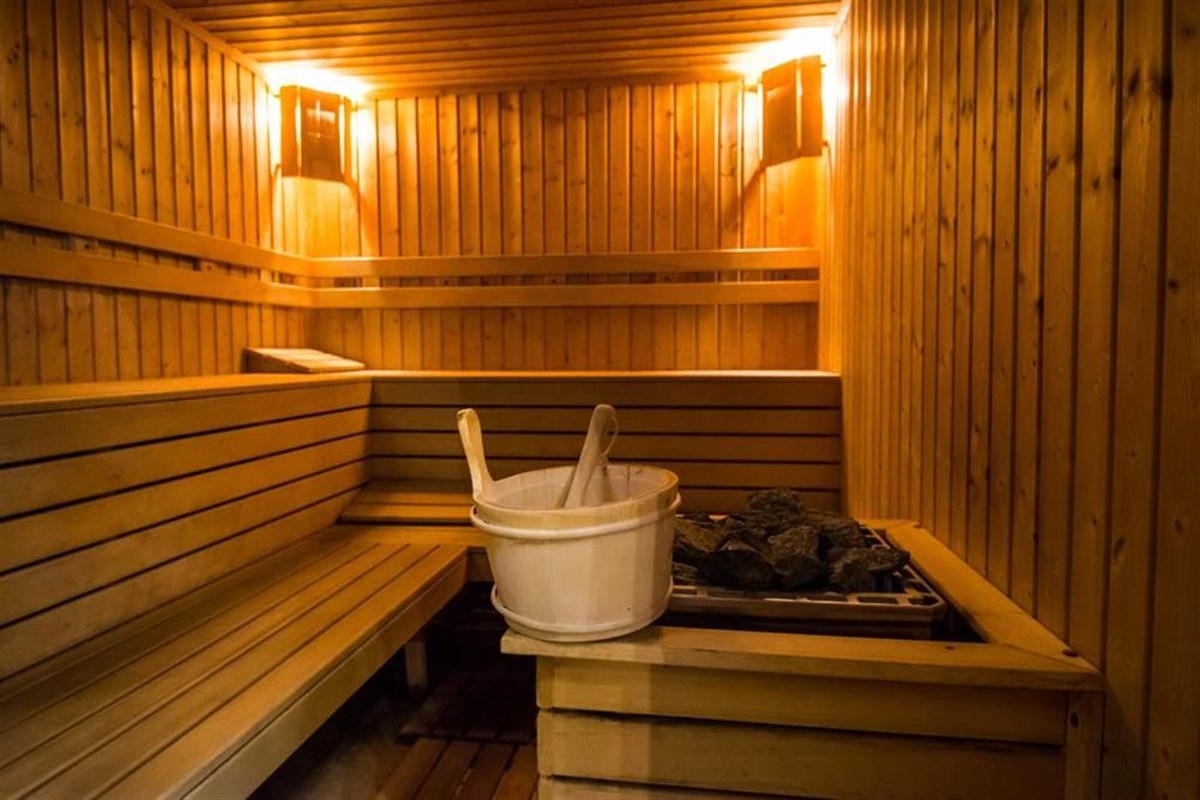 Sauna im Spa-Bereich