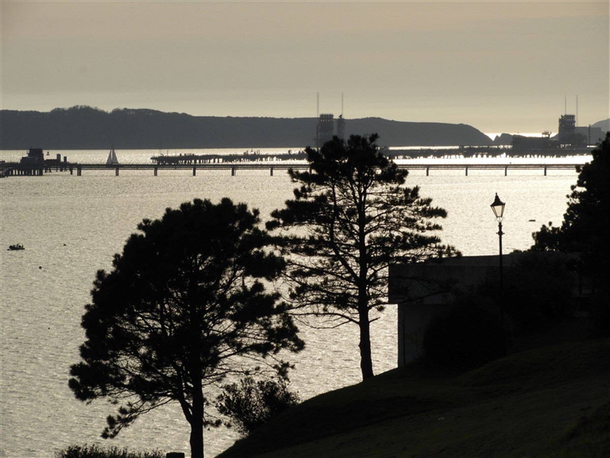 Sunset over the Milford Haven Waterway
