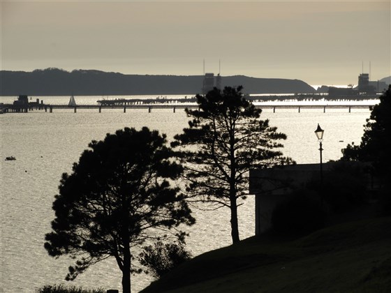 Sunset over the Milford Haven Waterway