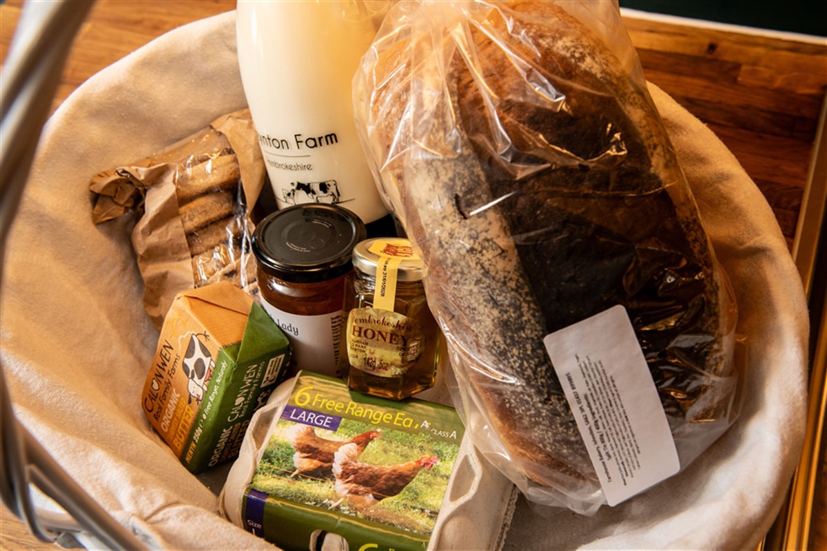 Our Welcome hampers support local businesses 