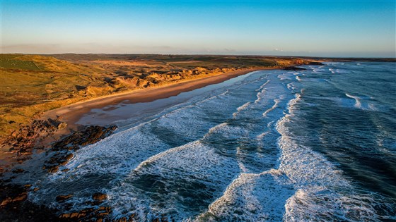 Freshwater West - film location for Harry Potter and Russell Crowe's Robin Hood