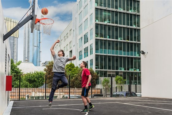 Half Basketball Court
