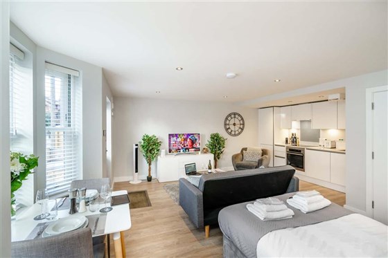 Soggiorno a pianta aperta