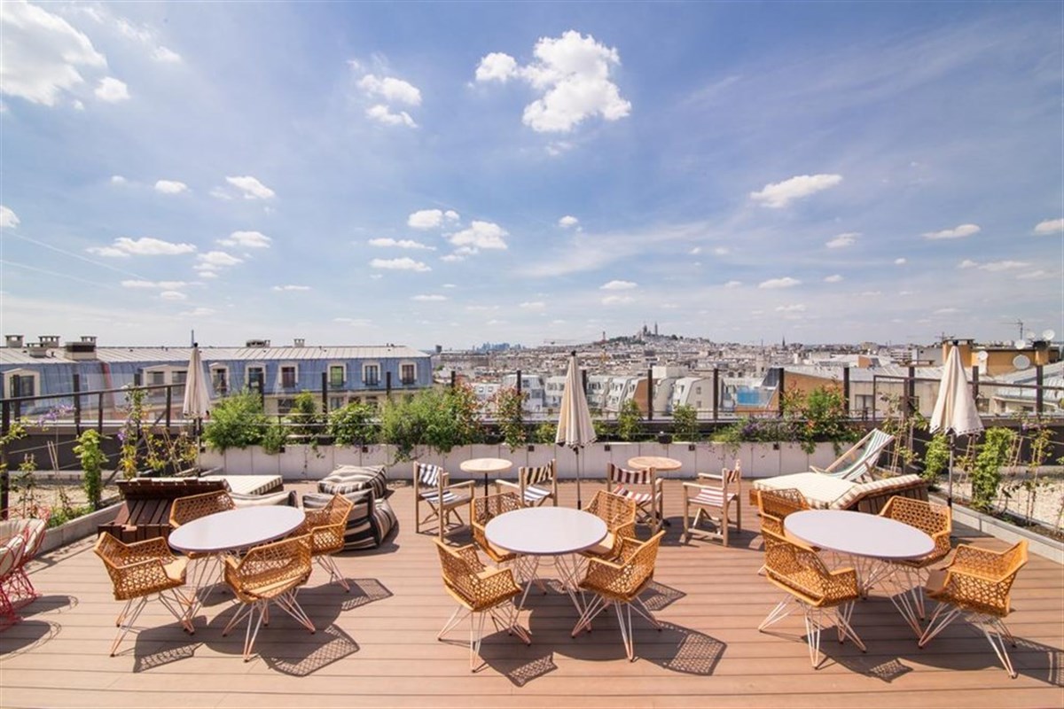 Terrasse sur le toit