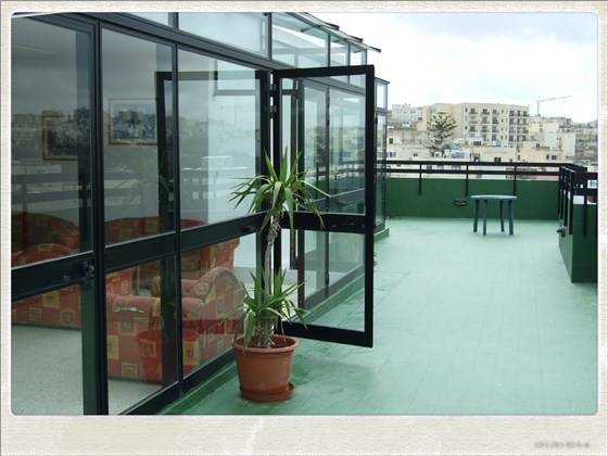 Terrazza sul tetto di Hibernia