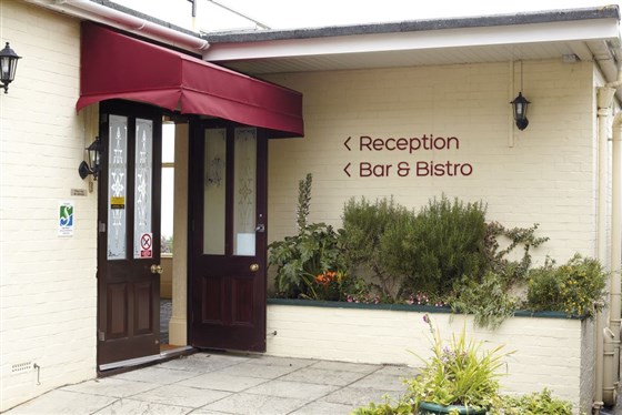 Entrance to Reception