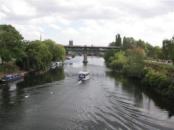 The River Severn in Worcester