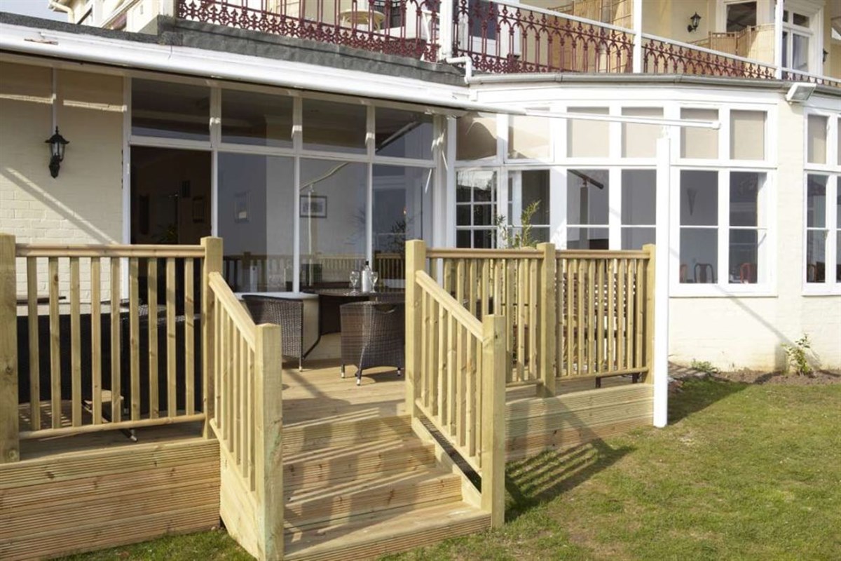 Garden decking
