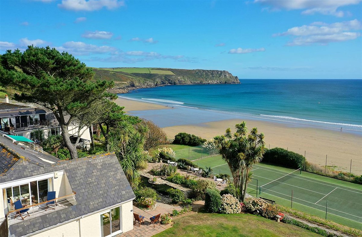 The Nare overlooks the long and sandy Carne beach