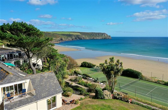 The Nare overlooks the long and sandy Carne beach