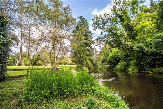 River Esk surrounds property 