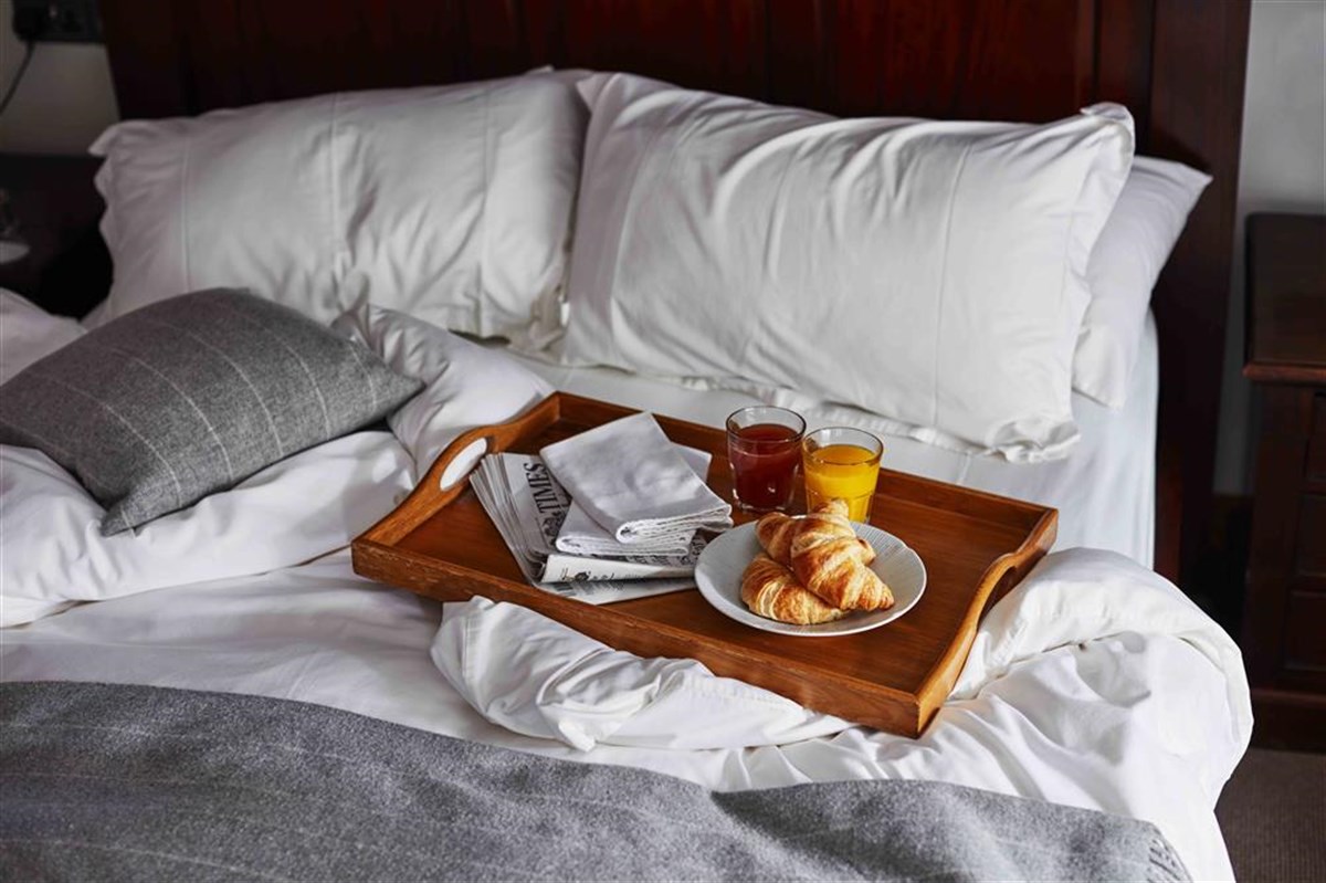 Enjoy breakfast in bed
