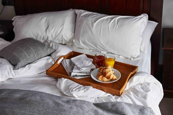 Enjoy breakfast in bed