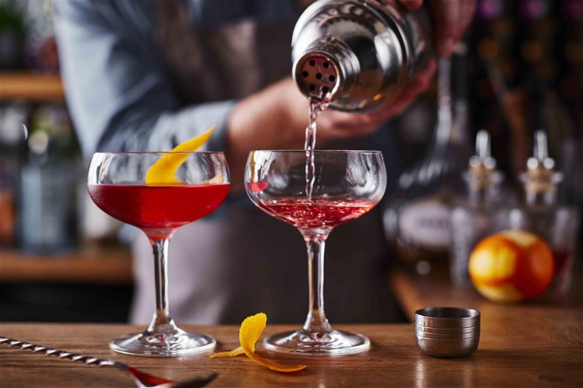 Enjoy a cocktail in the bar