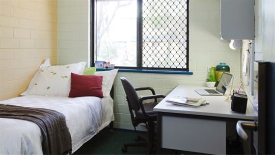 Bedroom in Six Bedroom Apartment
