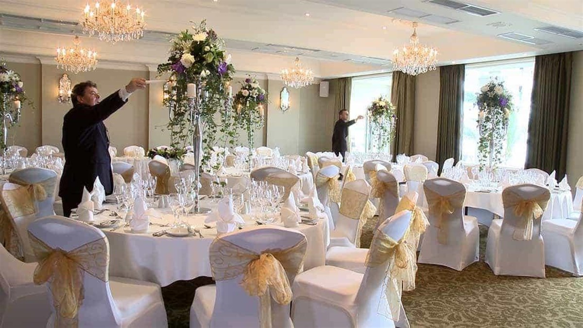 Wedding Breakfast in the Crystal Room