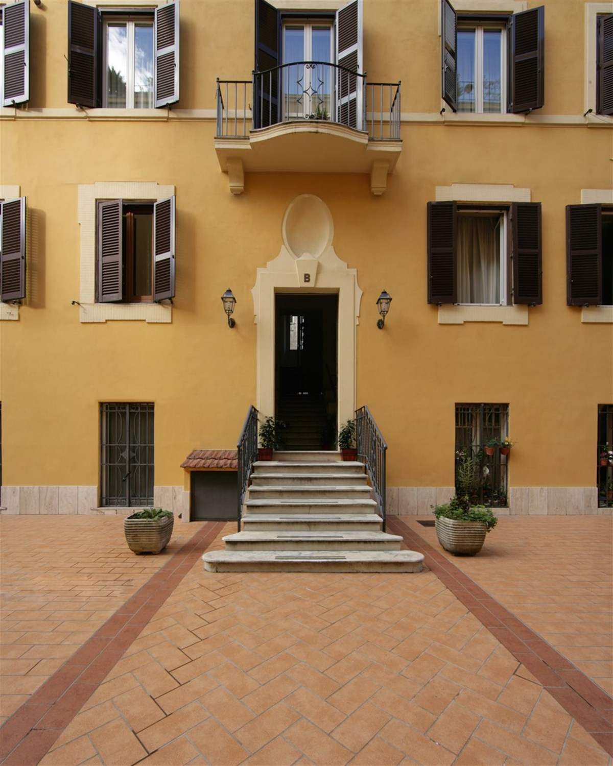 Cortile interno del 1905